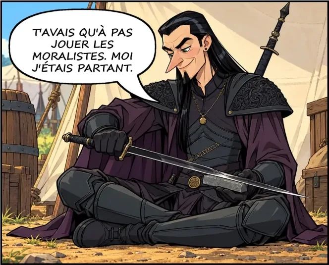 Chapitre III, planche 1, case 4