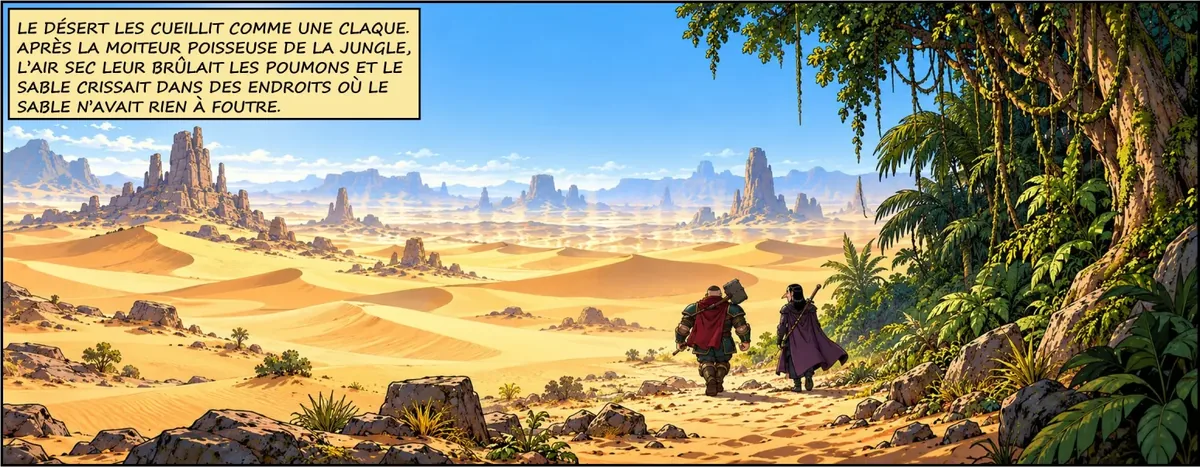 Chapitre V, planche 1, case 1