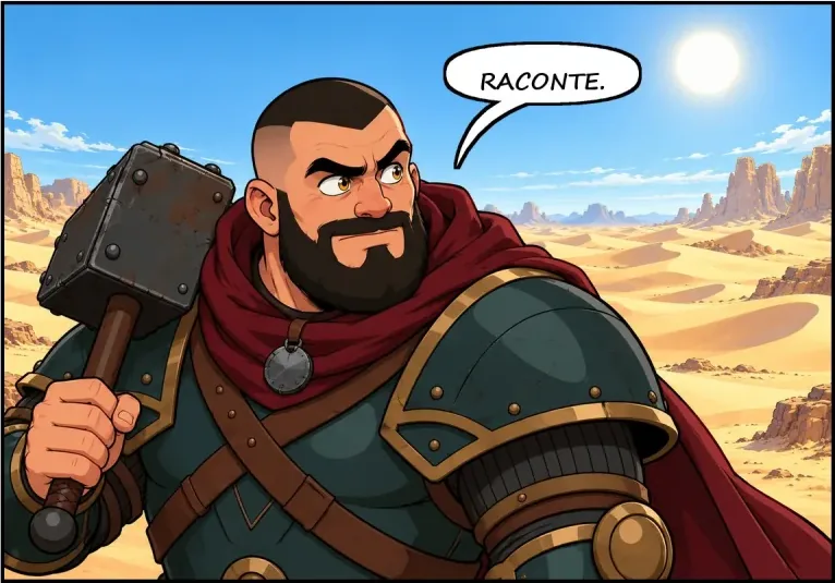 Chapitre V, planche 1, case 5