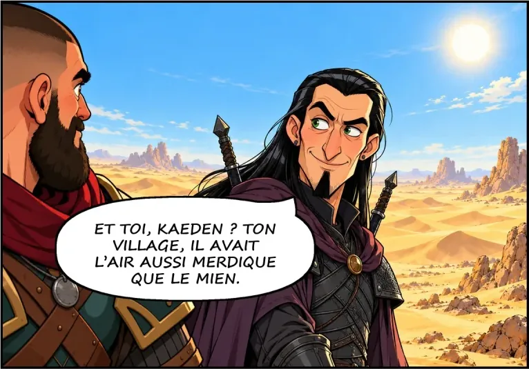 Chapitre V, planche 3, case 1