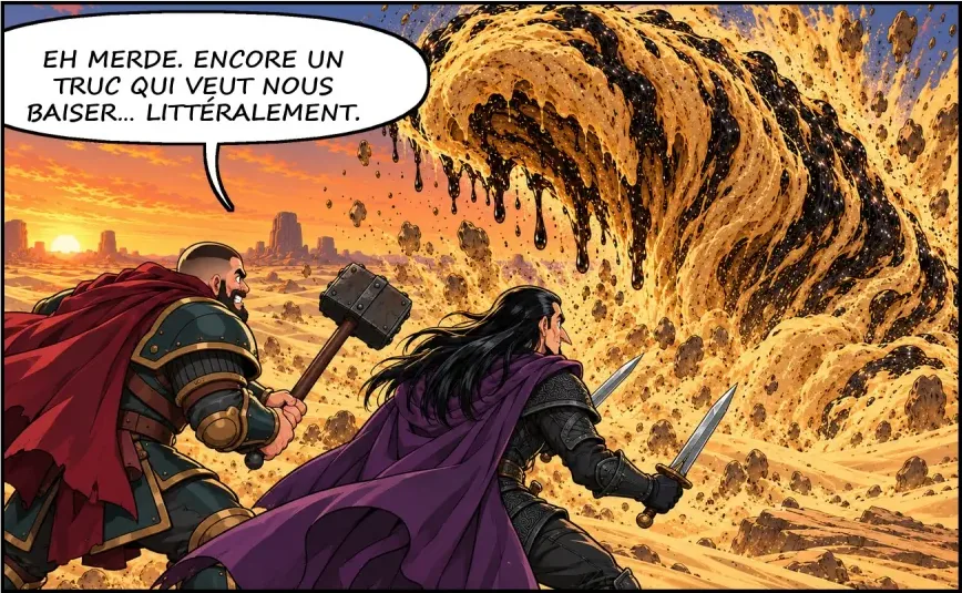 Chapitre V, planche 4, case 5