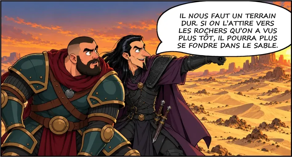 Chapitre V, planche 5, case 4